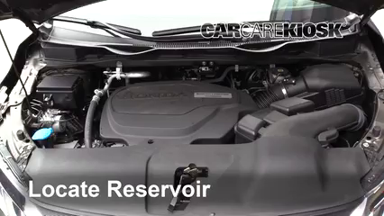 2018 Honda Odyssey EX-L 3.5L V6 Liquide essuie-glace Ajouter du liquide